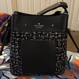 Kate Spade Black and White Shoulder Bag